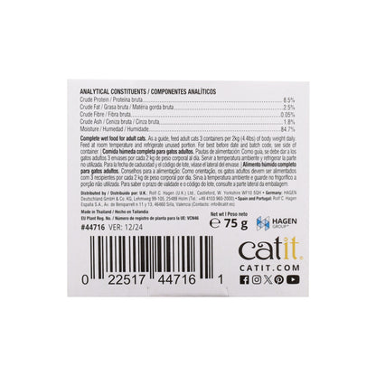 Comida húmeda para gatos Dinner pescado con sabor a cangrejo Cuisine 75 g Catit