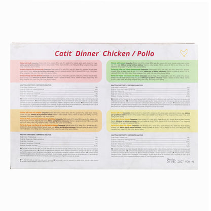 Comida húmeda para gatos Dinner pollo Pack Variado Cuisine 12 x 75 g Catit