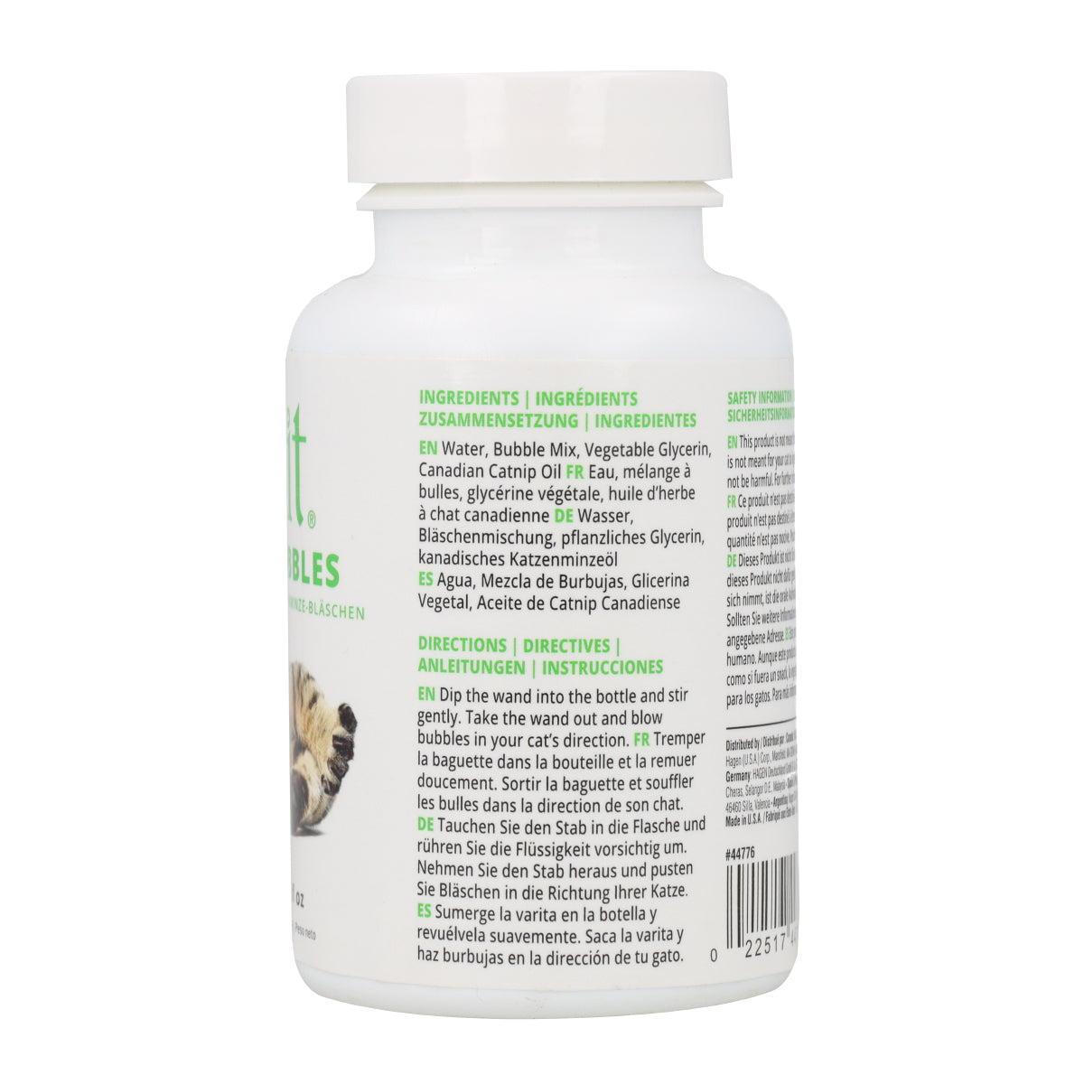 Burbujas con hierba gatera Catnip 142 ml Catit