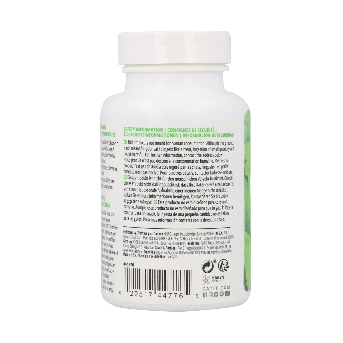 Burbujas con hierba gatera Catnip 142 ml Catit