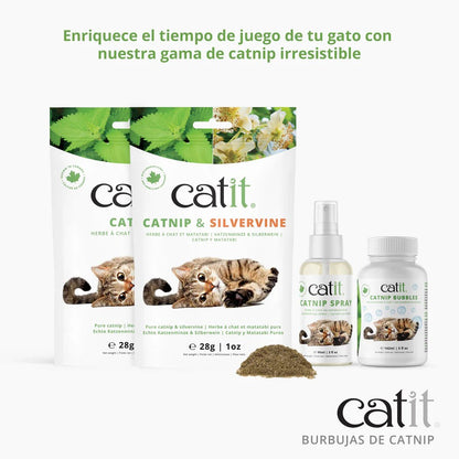 Burbujas con hierba gatera Catnip 142 ml Catit