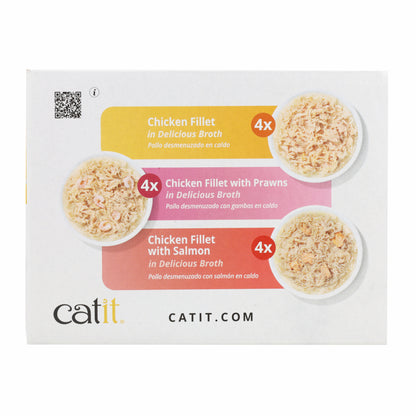 Comida húmeda para gatos Fillet pollo Pack Variado Cuisine 12 x 75 g Catit