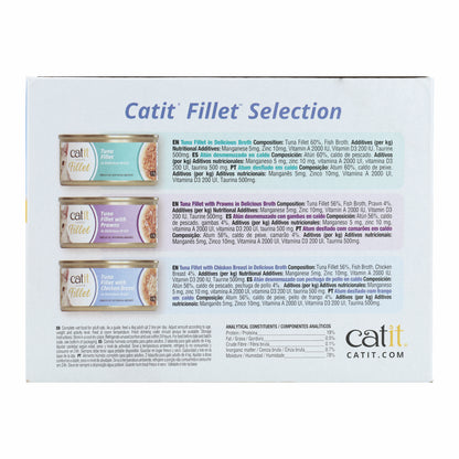 Comida húmeda para gatos Fillet atún Pack Variado Cuisine 12 x 75 g Catit