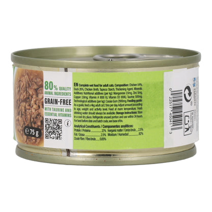 Comida húmeda para gatos Bites de pato Cuisine 75 g Catit