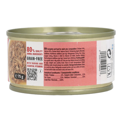 Comida húmeda para gatos Bites de salmón Cuisine 75 g Catit