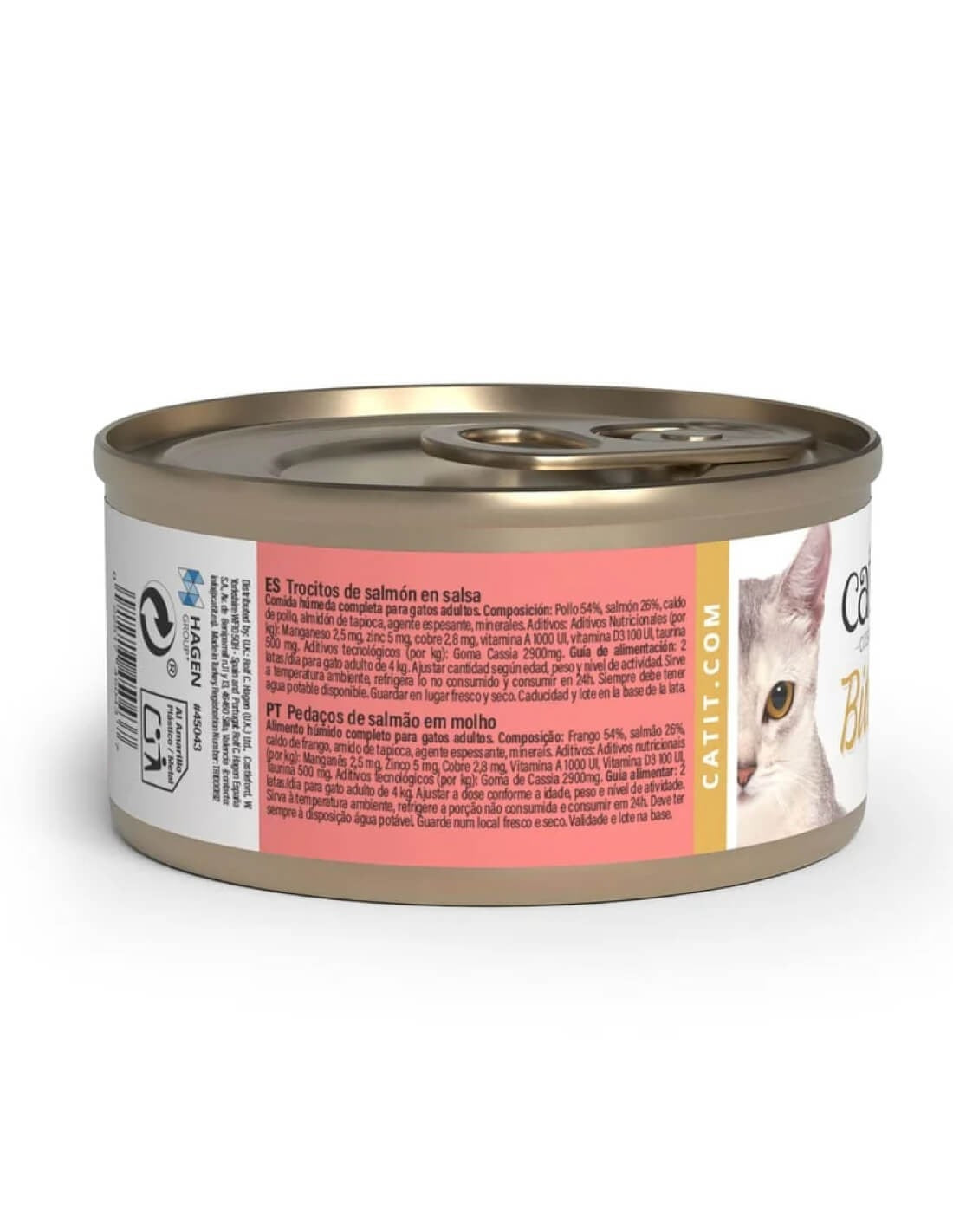 Comida húmeda para gatos Bites de salmón Cuisine 75 g Catit