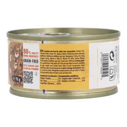 Comida húmeda para gatos Duet pollo con gambas Cuisine 75 g Catit