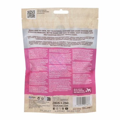 Snack para perros Better Bones sin proteina animal Pato Small Bones 7,5 cm 10 uds Zoë