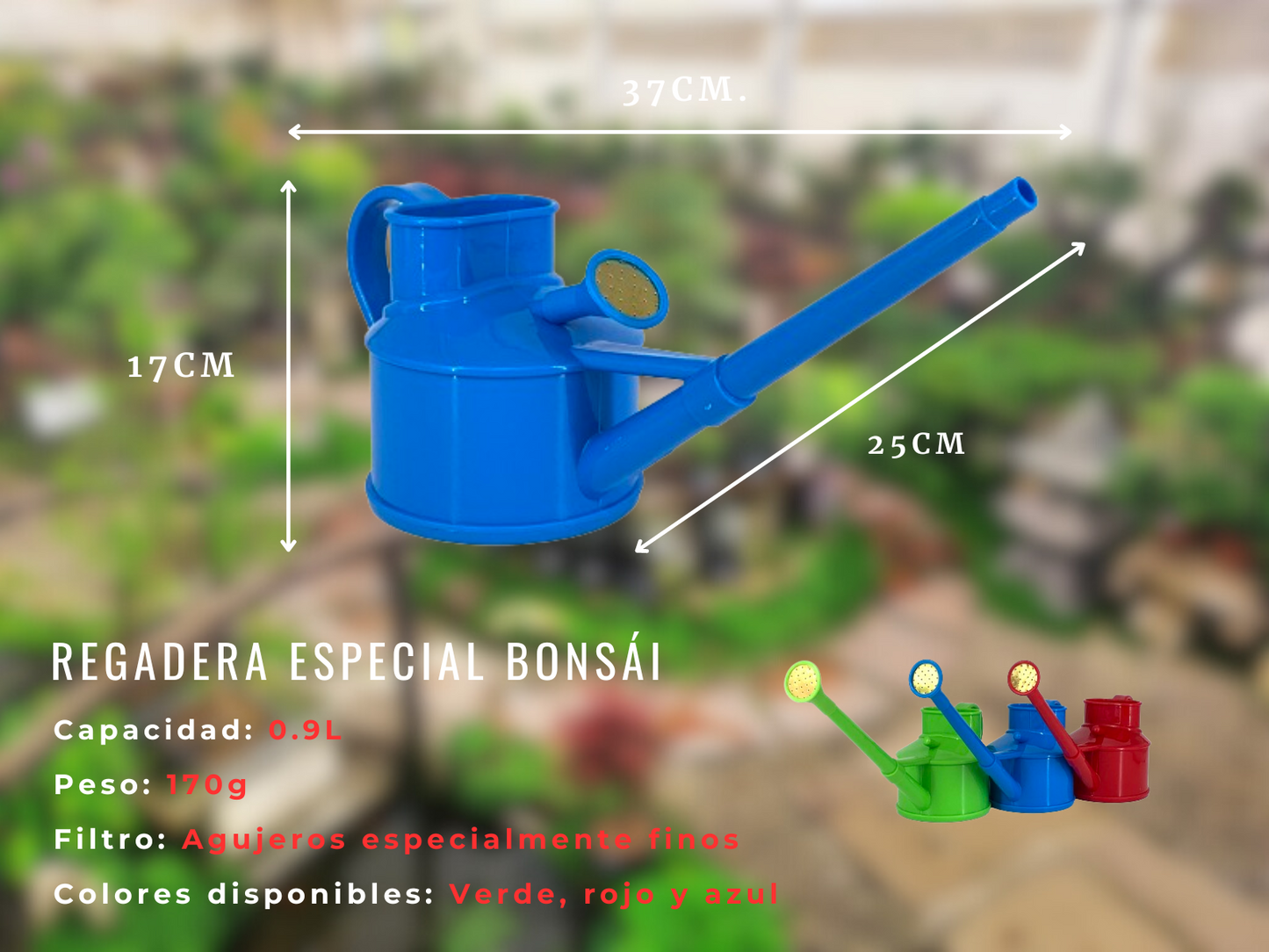 Regadera Para Bonsái - 0.9l_4