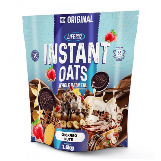 Instant Oats (harina De Avena) - 1,6kg - Chocolate Con Crema De Galleta - Avena - Lifepro_0
