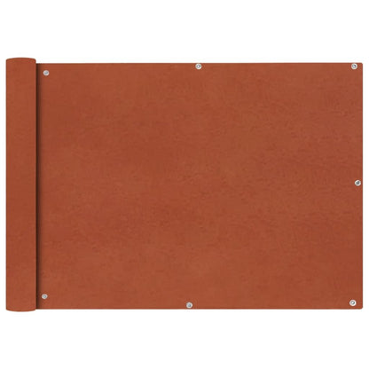 Vidaxl Toldo Para Balcón Tela Oxford Terracota 75x400 Cm_0