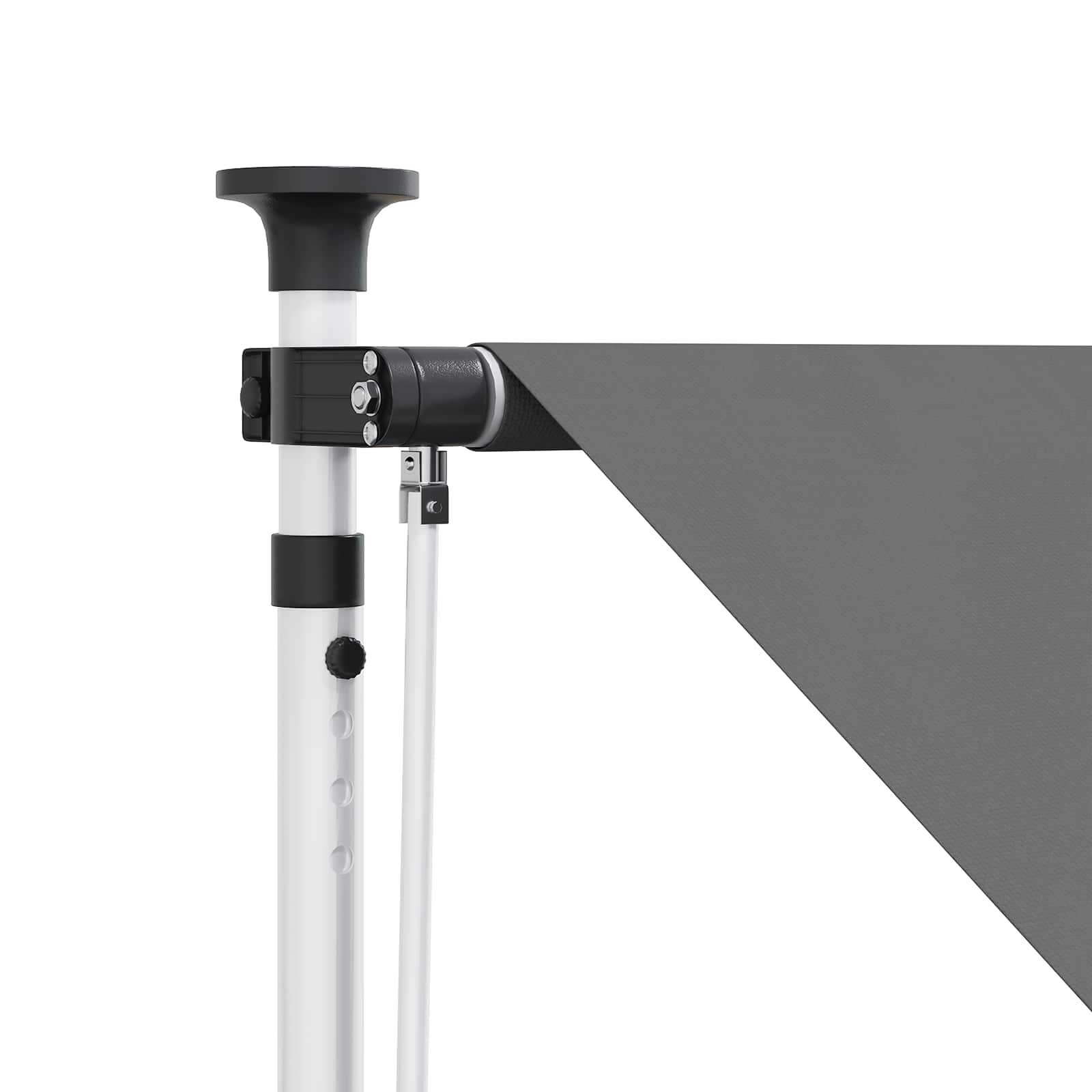 Toldo Retráctil Manual Gris Claro 150 Cm_2