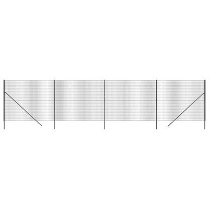 Cerca De Alambre De Acero Galvanizado Gris Antracita 2x10 M / Vetonek_2
