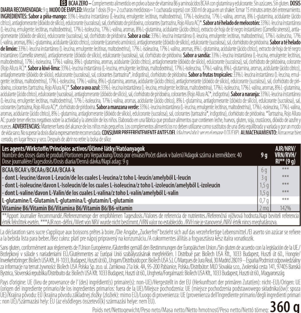 Bcaa Zero 360 Gr_5