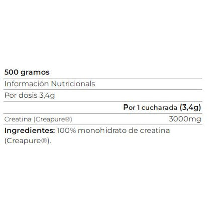 Crea Powder Creapure 500 Gr_1
