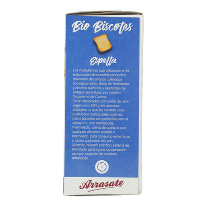 Biscotes bio Espelta Arrasate 270 g