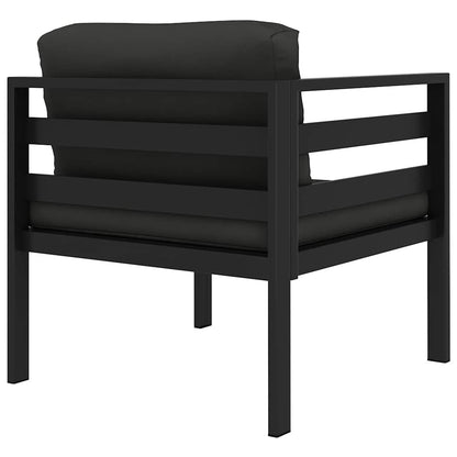 Vidaxl Sofá Modular De Esquina 1 Ud Con Cojines Aluminio Antracita_4
