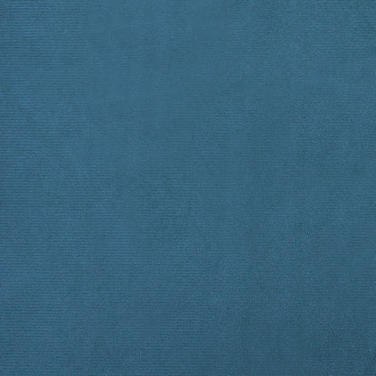 Cama Para Perros De Terciopelo Azul 95x55x30 Cm / Vetonek_5