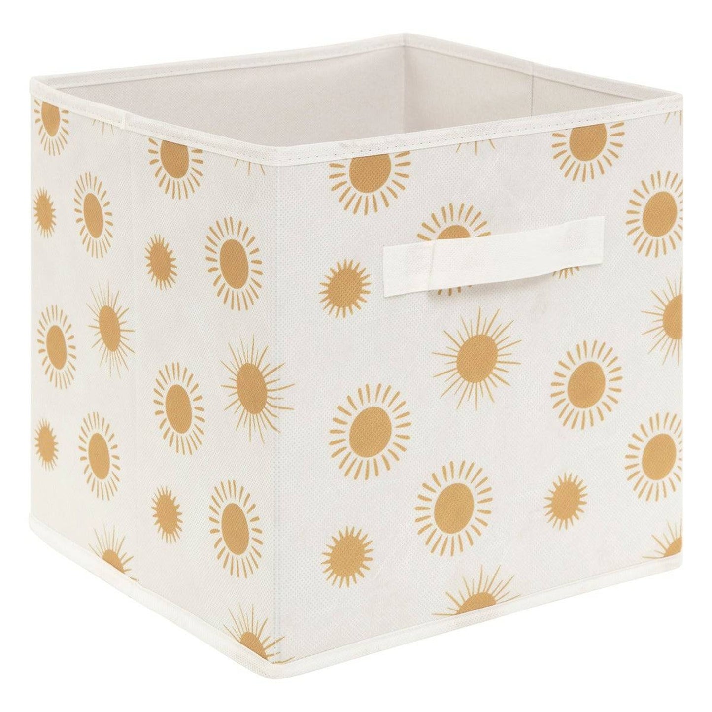 Juego De 2 Cajas De Almacenamiento Para Niños sun Amarillo Ocre_1