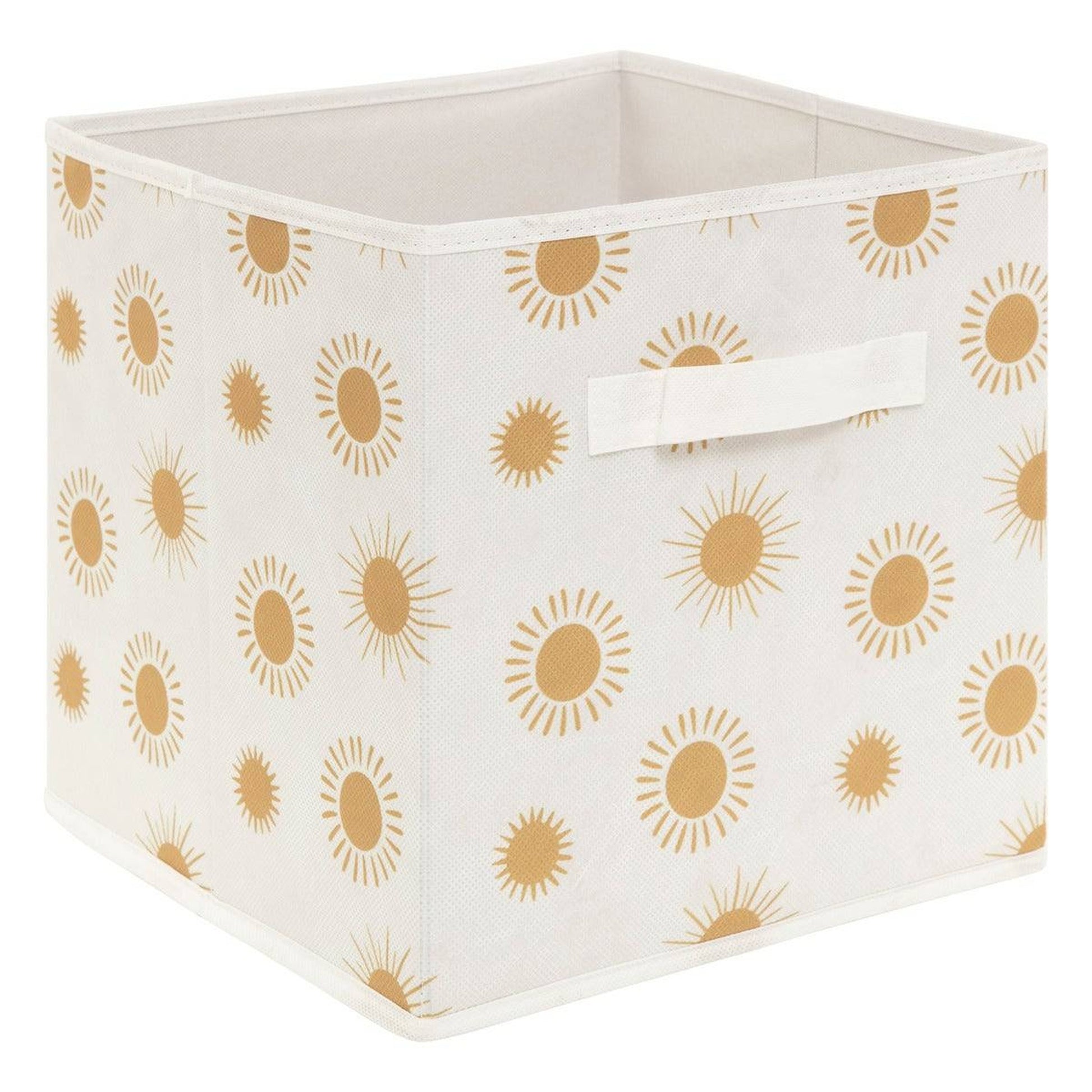Juego De 2 Cajas De Almacenamiento Para Niños sun Amarillo Ocre_1