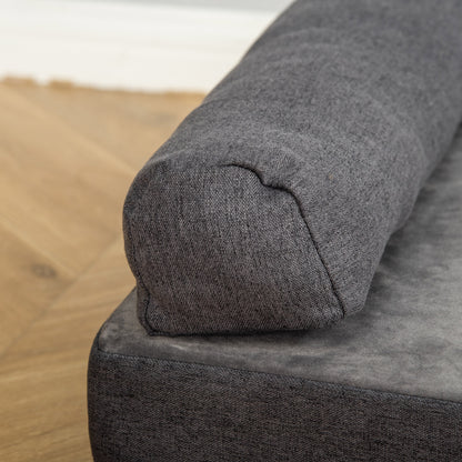 Pawhut Cama Para Perros Lavable Con Almohada Extraíble Y Espuma Viscoelástica_4
