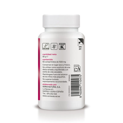 Vitamina D3+MG Liberación sostenida, Soria Natural, 60 comprimidos