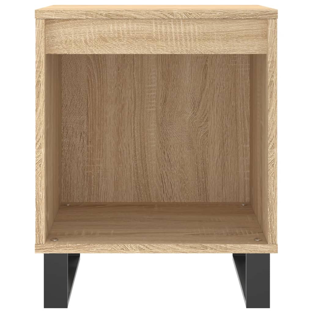 Mesitas Noche 2 Uds Madera Ingeniería Roble Sonoma 40x35x50 Cm_3