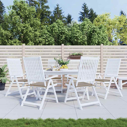 Vidaxl Cojines De Silla De Jardín 6 Uds Tela Oxford Taupé 40x40x4 Cm_1