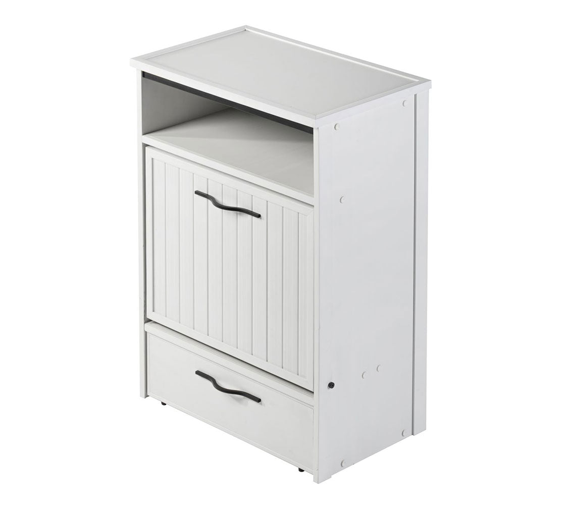 Armario Comedero Para Mascotas Luisiana - Dos Cuencos De Acero Inoxidable Accesibles Para Perros Y Gatos - 36,4x58,4x83,2cm (blanco)_3