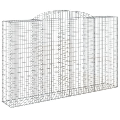 Cestas De Gaviones 4 Uds Forma De Arco Hierro 300x50x180/200 Cm_2