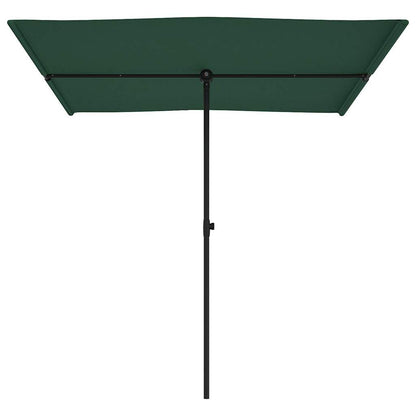 Vidaxl Sombrilla De Jardín Con Palo De Aluminio Verde 2x1,5 M_3