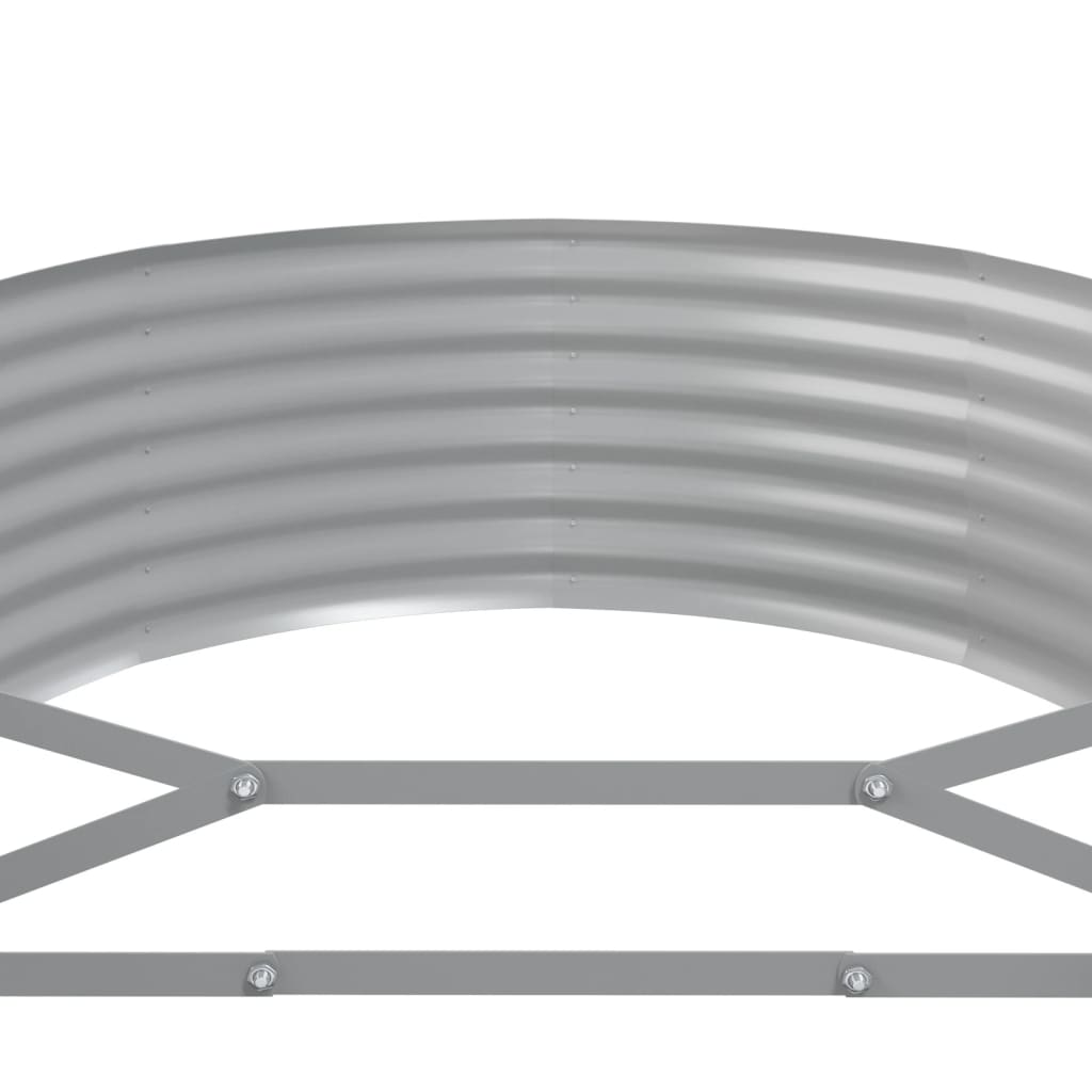 Jardinera Arriate Acero Galvanizado Gris 507x100x36 Cm_4