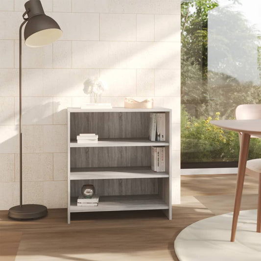 Aparador De Madera De Ingeniería Gris Sonoma 70x40,5x75 Cm / Vetonek_0