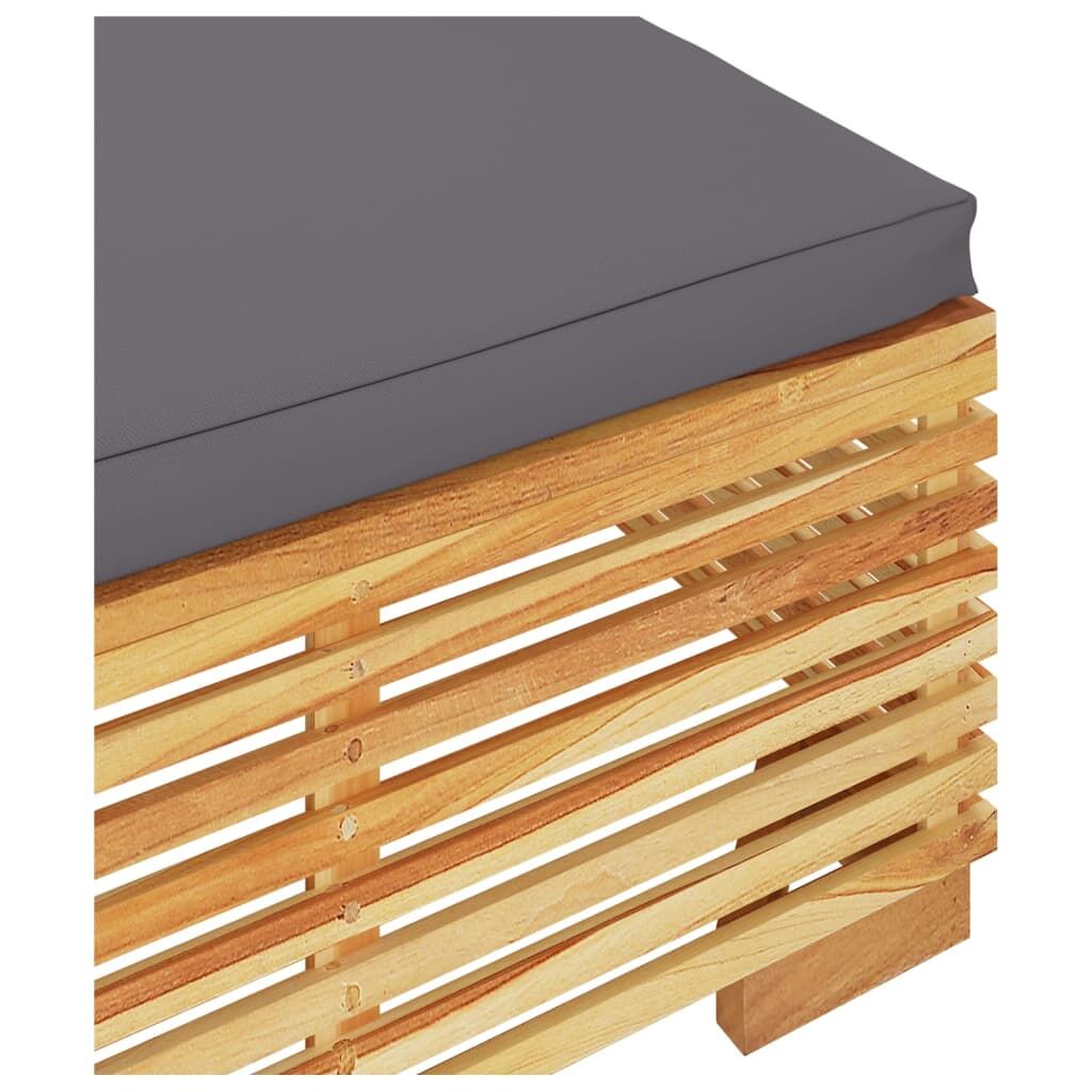 Vidaxl Juego De Muebles De Jardín 2 Piezas Madera Maciza De Teca_4