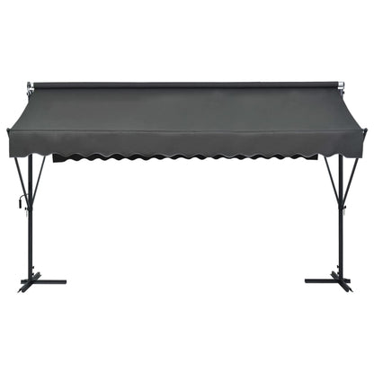 Toldo De Pie Independiente Gris Antracita 400x300 Cm_2