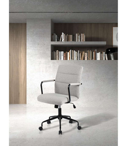 Silla Despacho Giratoria Elevable Acabado Gris, 64m(ancho) 91/99cm(altura) 70cm(fondo)_4