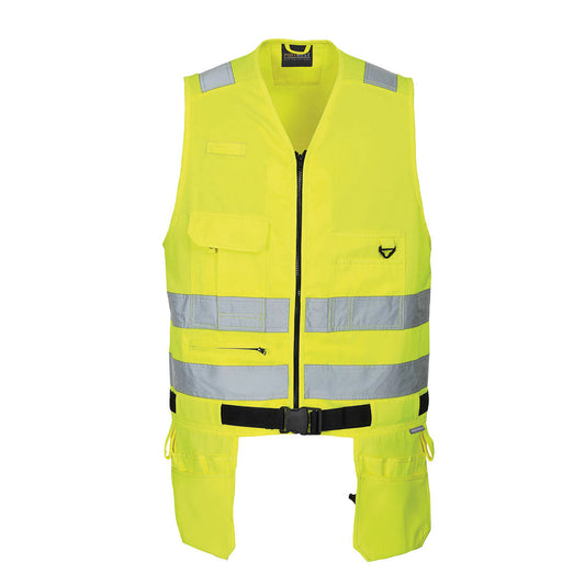 Chaleco De Alta Visibilidad, Para Herramientas / Xxl / Amarillo_0