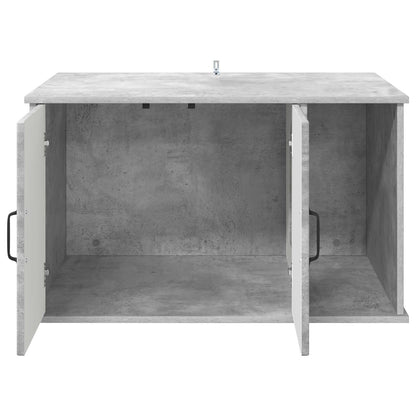 Casa Para Gatos Concreto 85 X 55 X 50 Cm Madera De Ingeniería_4