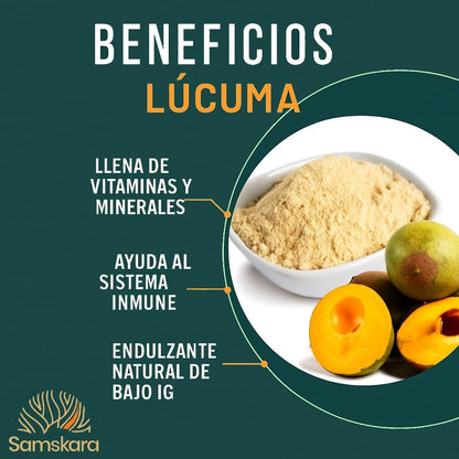 Lúcuma En Polvo Bio - 250g | Superalimento Ecológico Vegano Para Batidos, Smoothies Y Zumos, Sin Azúcares Añadidos_4