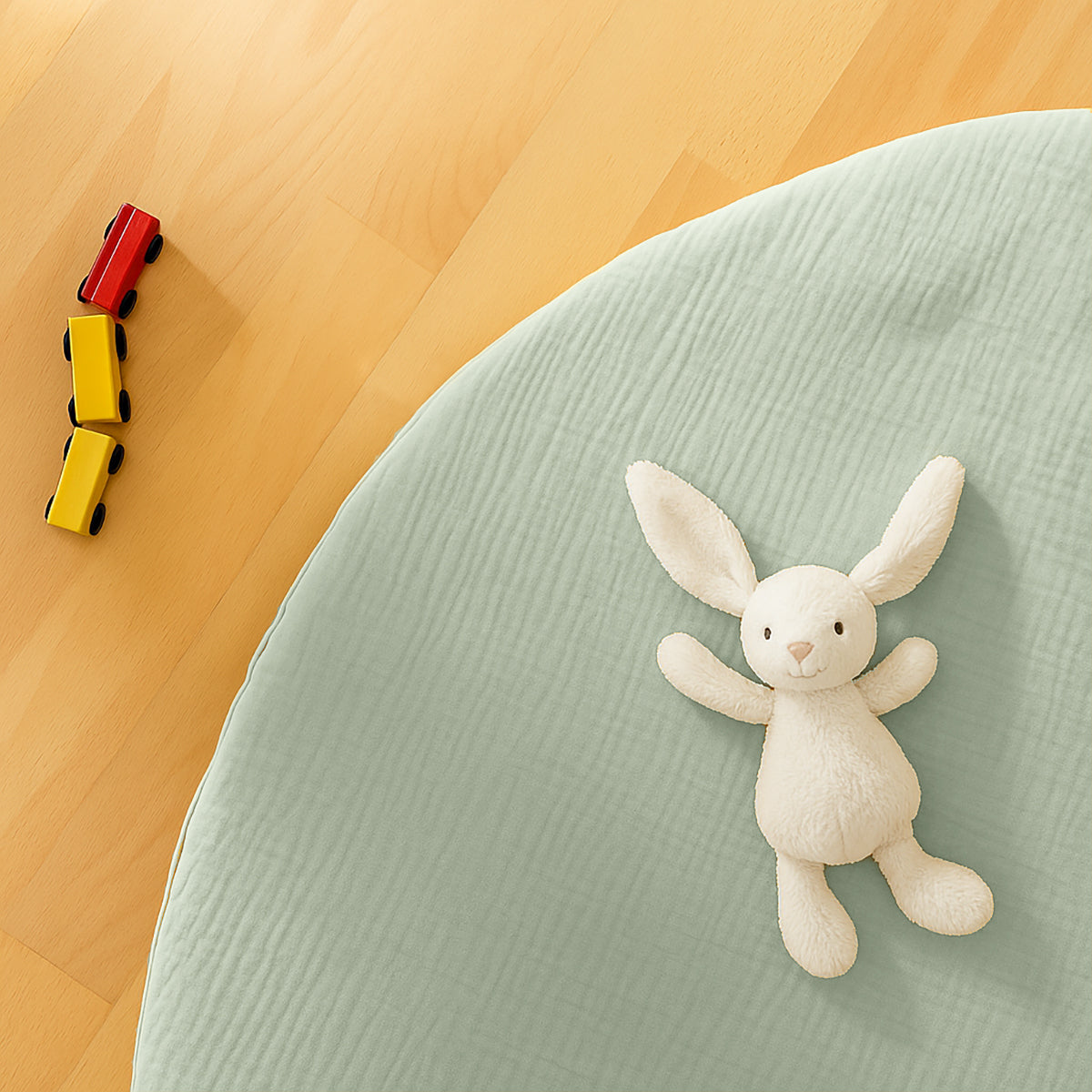 Alfombra De Actividad En Algodón Bio Verde