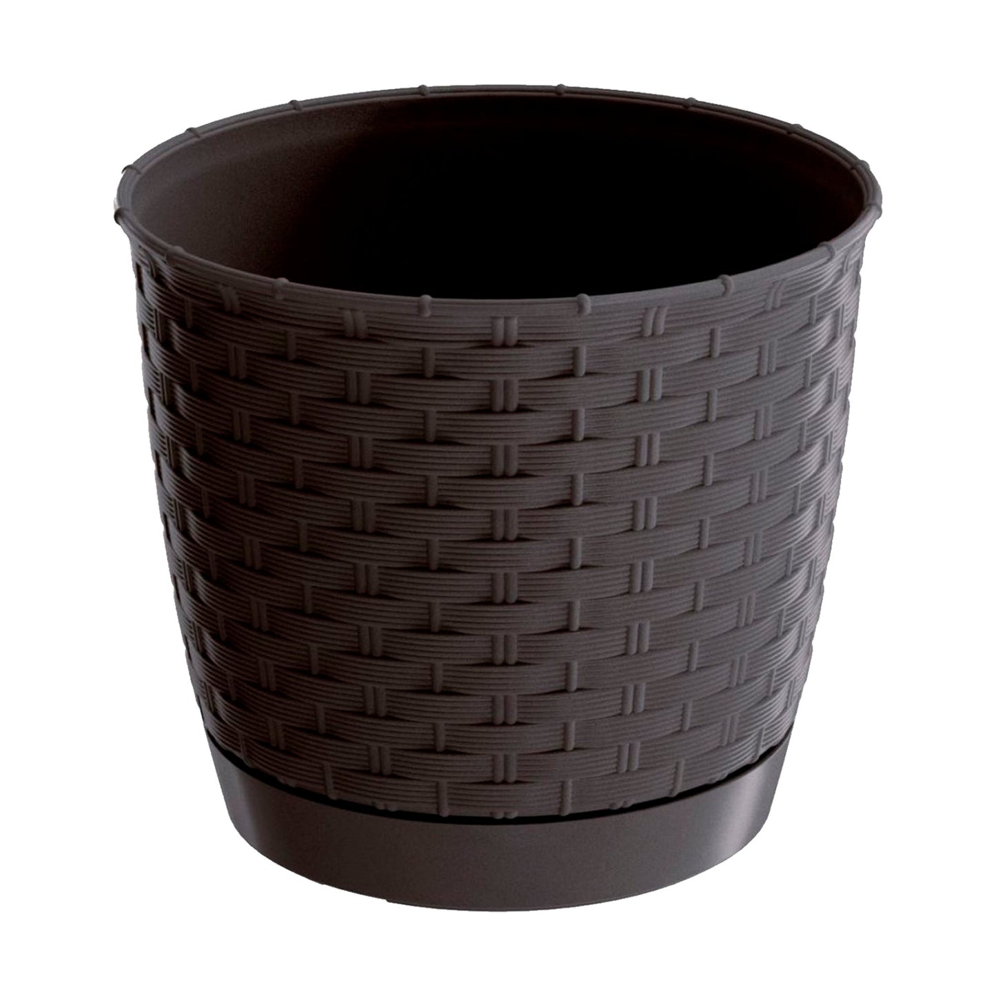 Maceta Ratolla Round 2l., Dimensiones (mm) 165x165x142, Color Ocre Oscuro_0