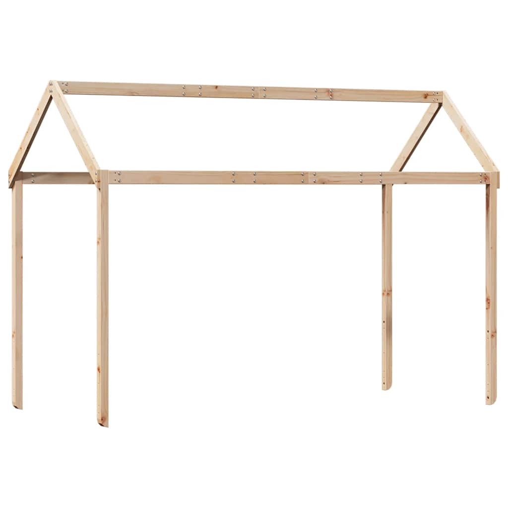 Techo De Cama Infantil Madera Maciza Pino 207x95,5x159 Cm_5