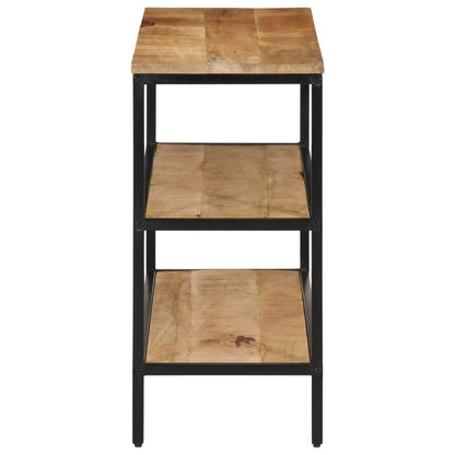 Mesa Consola Madera Maciza De Mango Rugosa 100x35x70 Cm_1
