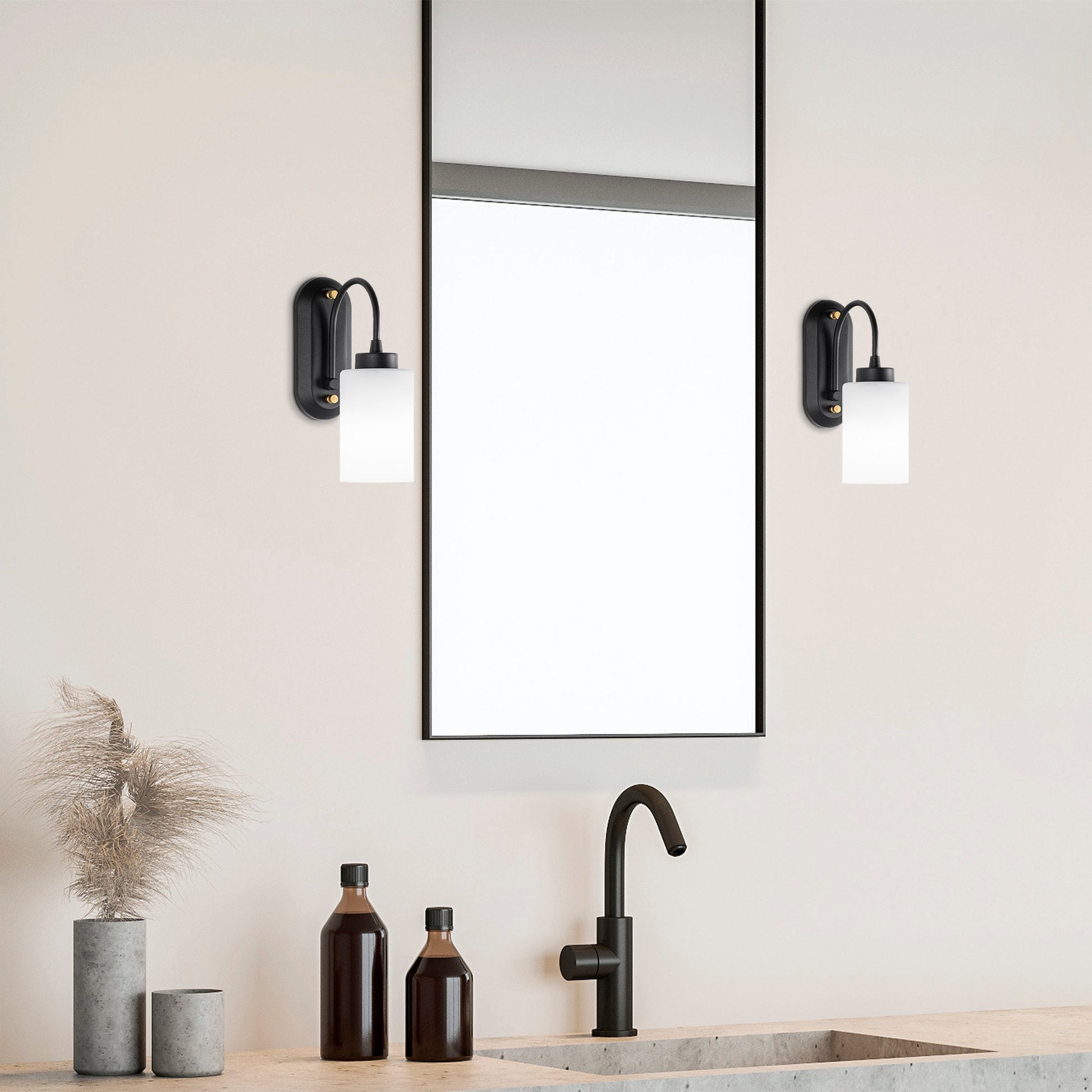 Aplique De Pared, Metal , Negro, 10x21x28, Casquillo E27 Max 40 W_4