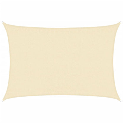 Vidaxl Toldo De Vela Crema Hdpe 160 G/m² 3,5x5 M_0