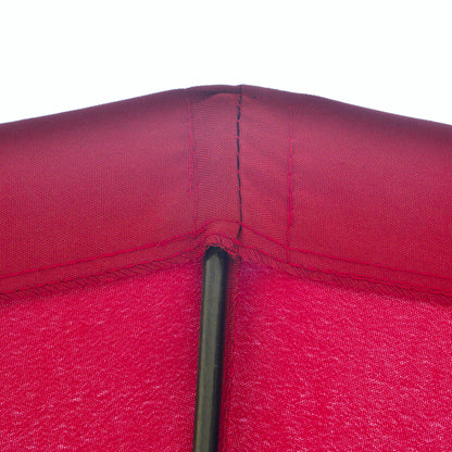 Outsunny Sombrilla Terraza Exterior Ø250 Cm Con Ángulo Inclinable Rojo Burdeos_3