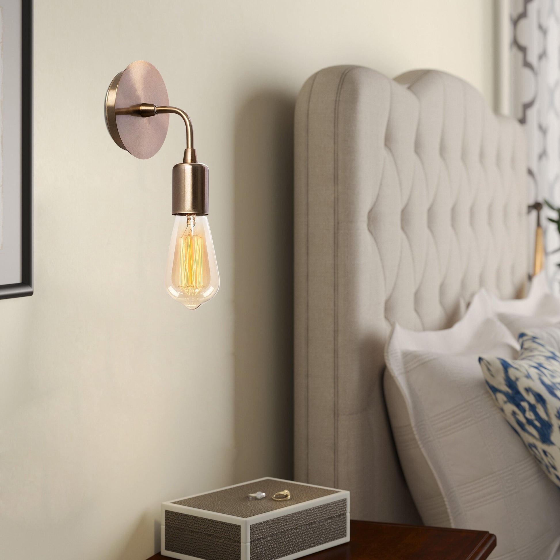 Aplique De Pared, Metal , Vintage, 12x12x20, Casquillo E 27 Max 40 W_4