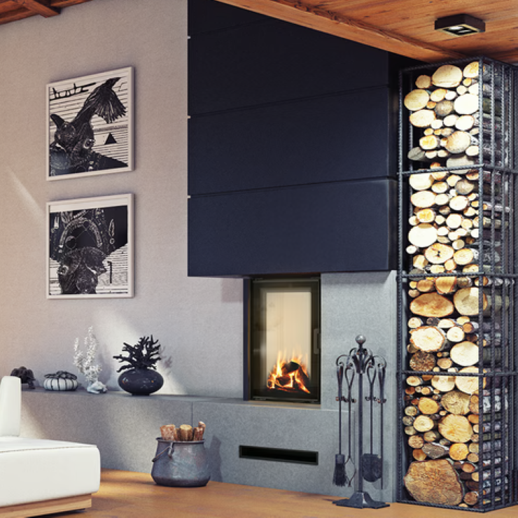 Bricosol Chimenea De Leña De Acero Kratki Nadia 9 Kw Ø 200_1