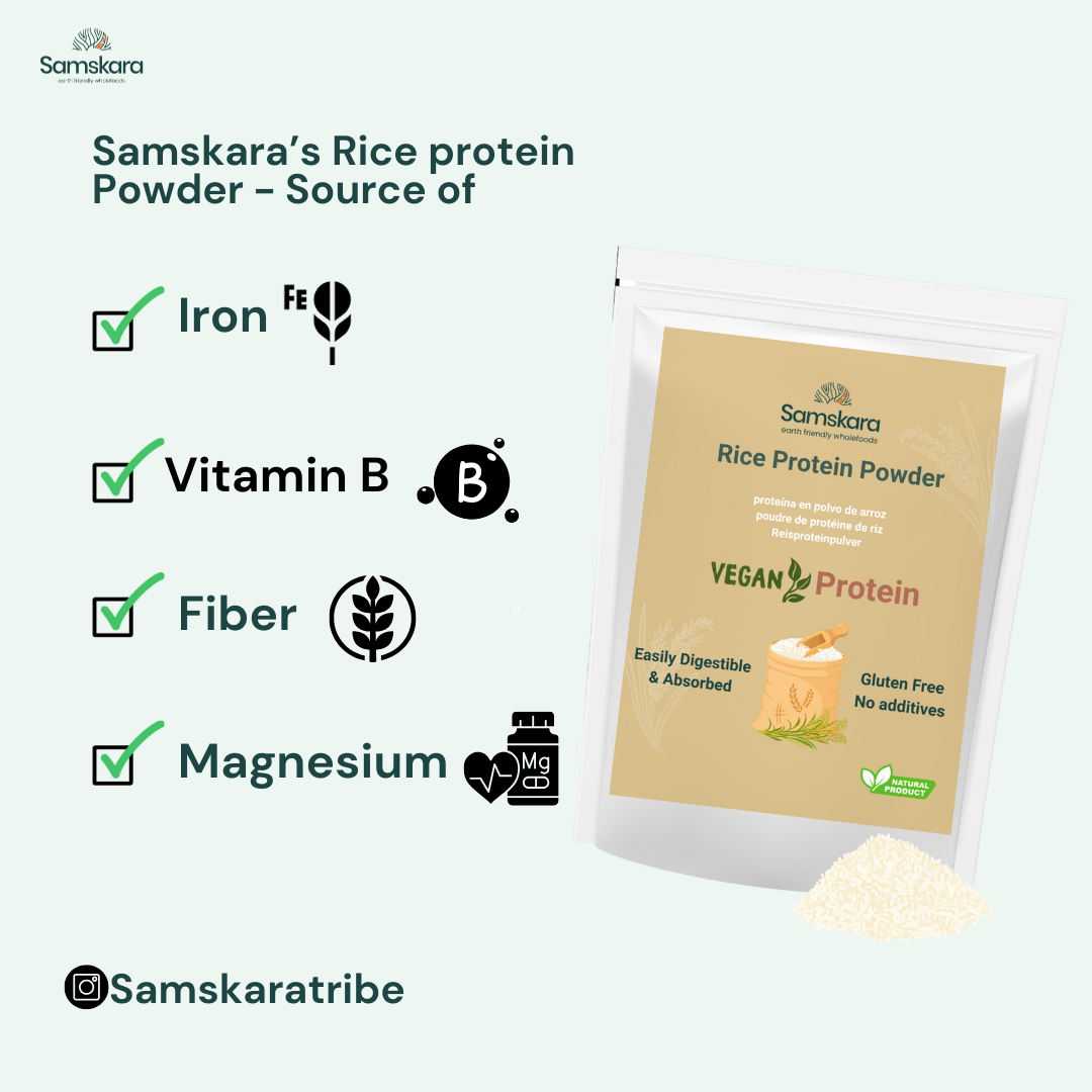 Proteína De Arroz Blanco - 500g | Proteína Vegetal En Polvo Vegana Para Batidos Y Repostería, Sin Azúcares Añadidos_2
