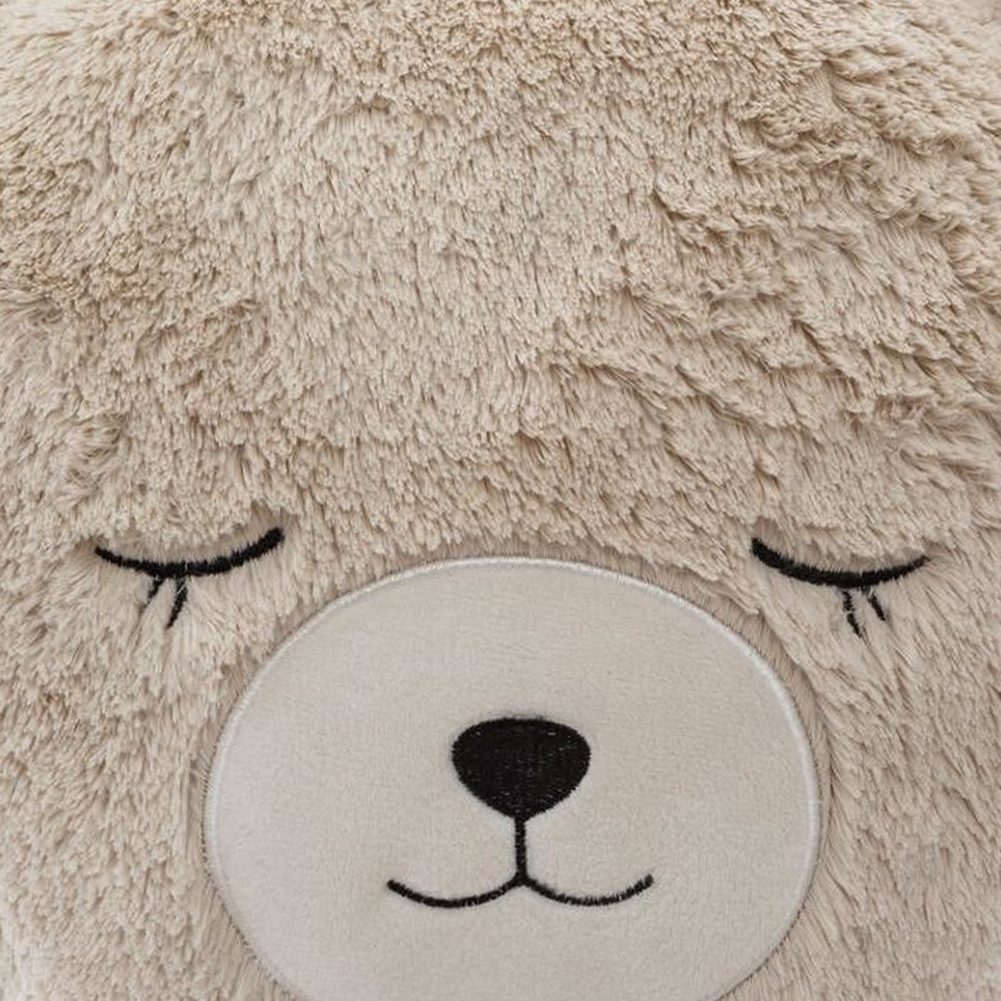 Wellhome Cojín Redondo Piel De Oso